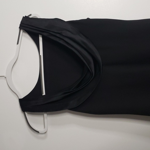 Jessica Black Sleeveless Maxi Dress Scoop Back Sheath 19"+stretch - Picture 4 of 8